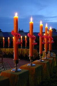 Peace candles