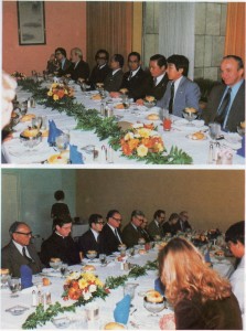 Page54 A luncheon held in honouring World Peace Envoy, Dr. Suchart Kosolkitiwong, on his visit to present a Peace Referendum Record to the United Nations at the United Nations Headquarters on November 3-4, 1980, participated by UN senior officials,the permanent representatives to the UN, the religious and peace organization leaders in the UN community.