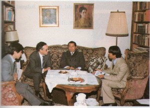 Page59 (2) Discussing the way to promote mutual closer co-operation between the IFR and the IARF with Rev. Diether Gehrmann, Secretary-General of the International Association for Religious Freedom (Nov. 14, 1980).